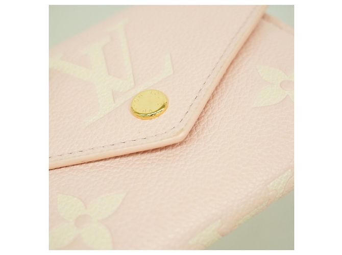 Louis Vuitton Rose Tri-fold Geldbörse Braun - Ansicht 7