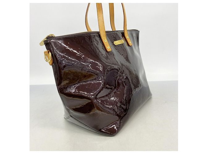 Borsa Tote Louis Vuitton Vernis Pervue GM Bordò - vista 2