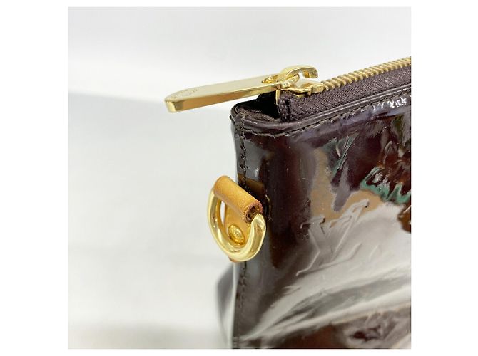 Borsa Tote Louis Vuitton Vernis Pervue GM Bordò - vista 9