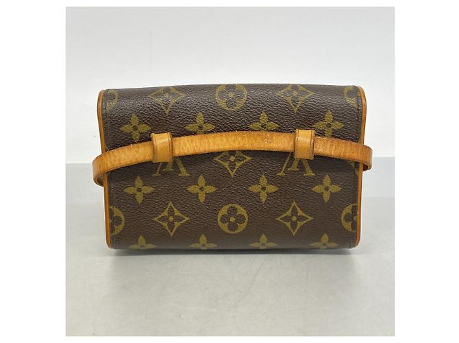 Louis Vuitton Monogram Pochette Florentine Fanny Pack Marrone - vista 10