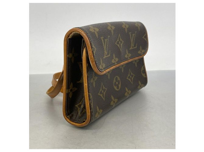 Louis Vuitton Monogram Pochette Florentine Fanny Pack Marrone - vista 2
