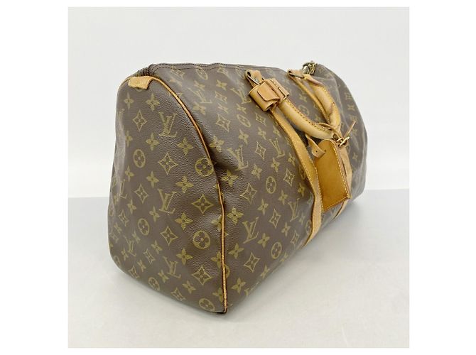 Louis Vuitton Boston Monogram Keepall 45 Marrone - vista 2