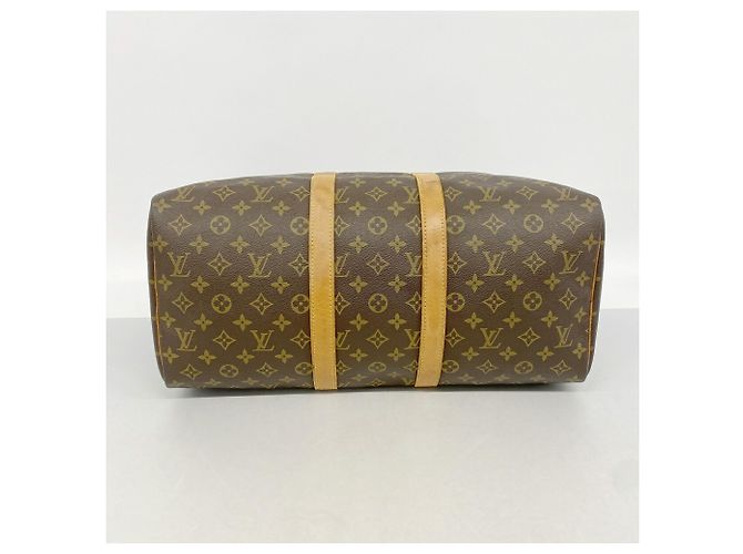 Louis Vuitton Boston Monogram Keepall 45 Marrone - vista 3