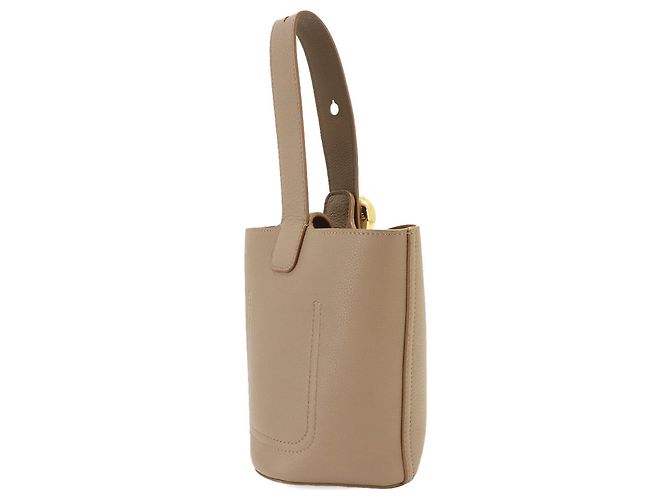 Borsa Secchiello Mini Pebble Loewe Sabbia - vista 3