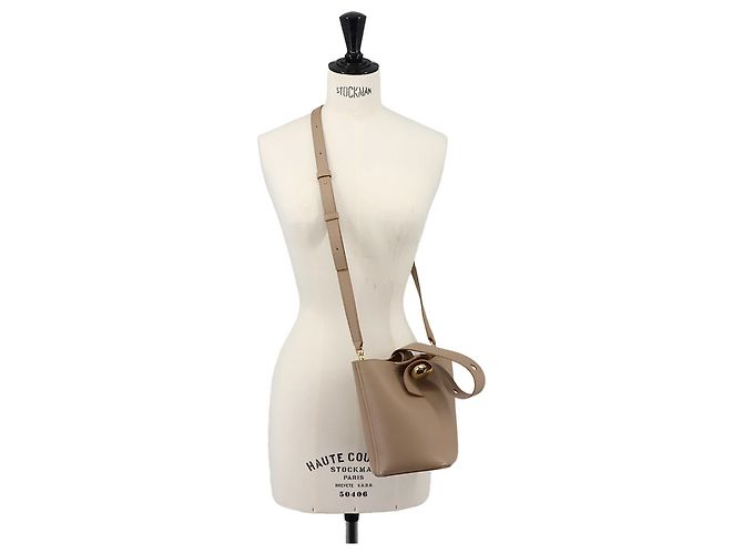 Borsa Secchiello Mini Pebble Loewe Sabbia - vista 8