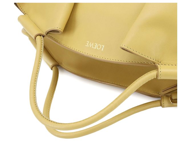 Borsa a mano 2 vie Loewe Paseo Small Giallo - vista 5