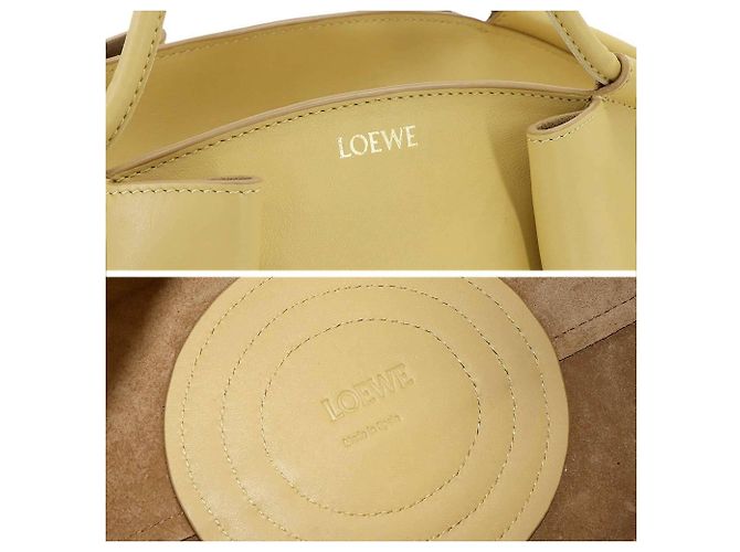 Borsa a mano 2 vie Loewe Paseo Small Giallo - vista 7