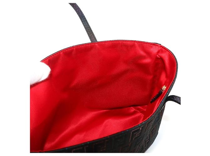 Borsa Fendi Zucchino Nero - vista 7
