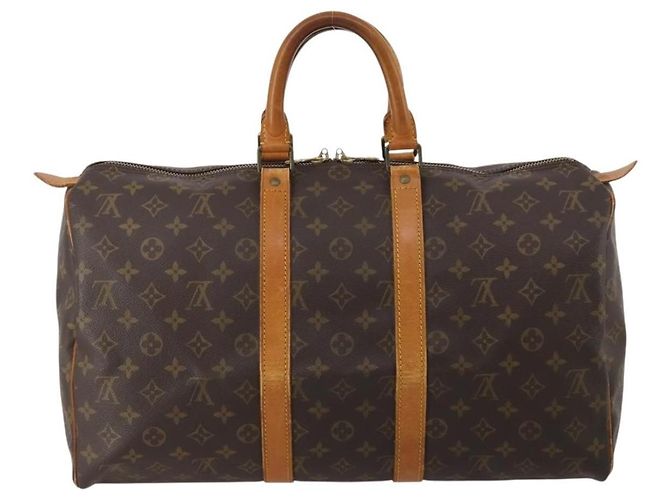 Louis Vuitton Keepall Monogram 45 Marrone - vista 2