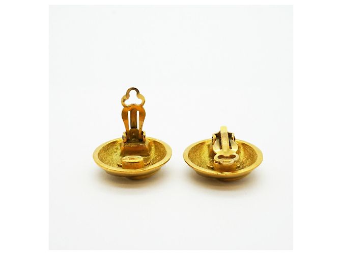 Orecchini a clip Chanel placcati oro D'oro - vista 3