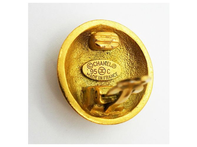 Orecchini a clip Chanel placcati oro D'oro - vista 4
