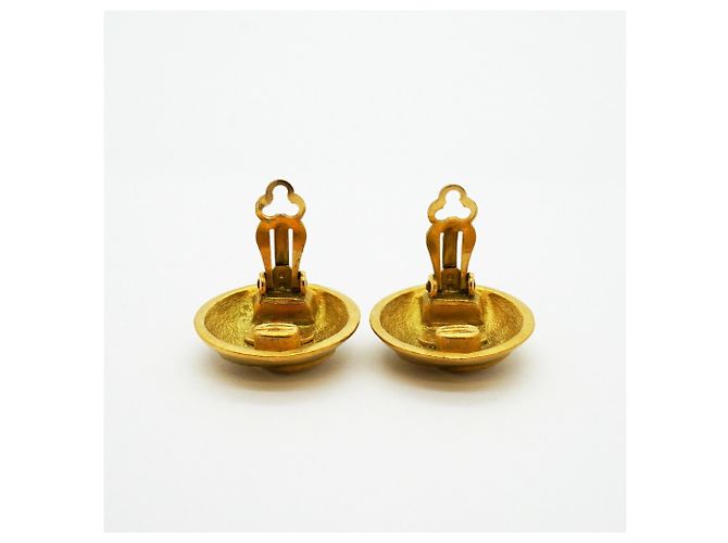 Orecchini a clip Chanel placcati oro D'oro - vista 6