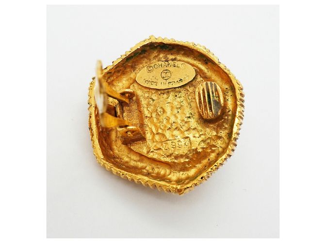 Timeless Orecchini a clip Chanel placcati oro D'oro - vista 4