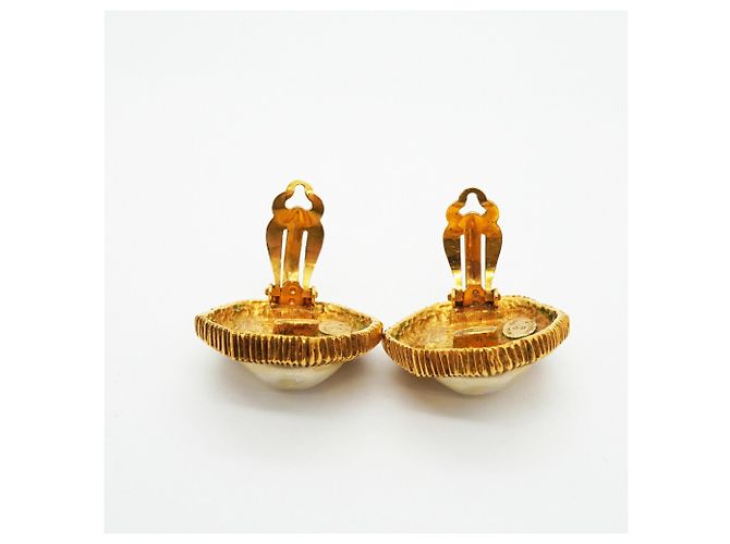 Timeless Orecchini a clip Chanel placcati oro D'oro - vista 7