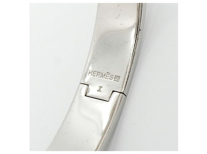 Bracciale Hermès Clic Clac PM in Argento - vista 6