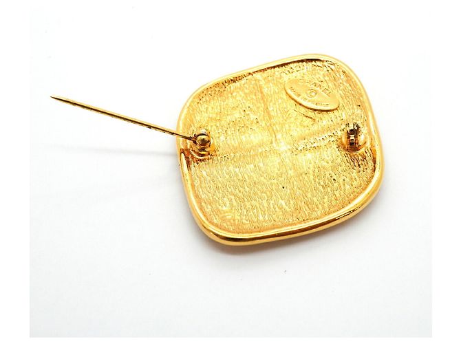 Spilla Chanel Matelassé a forma di diamante D'oro - vista 6
