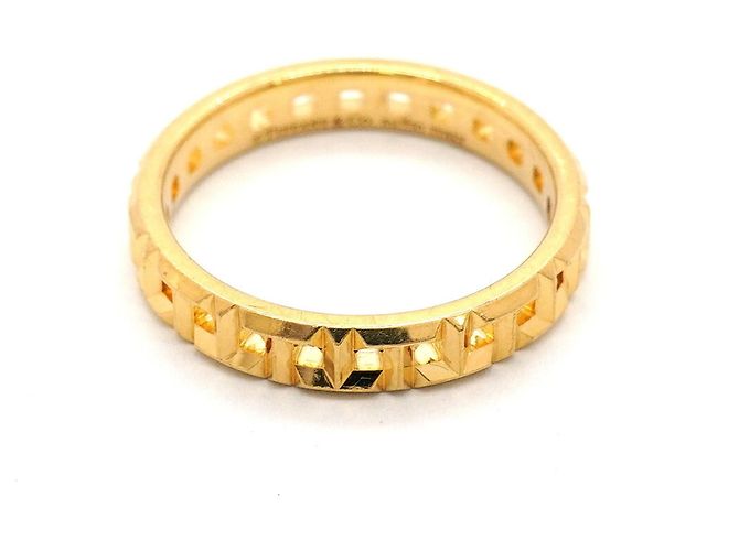 Anello Tiffany & Co. T True Narrow in oro giallo 18K - vista 3
