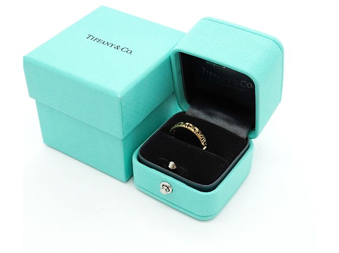 Anello Tiffany & Co. T True Narrow in oro giallo 18K - vista 7