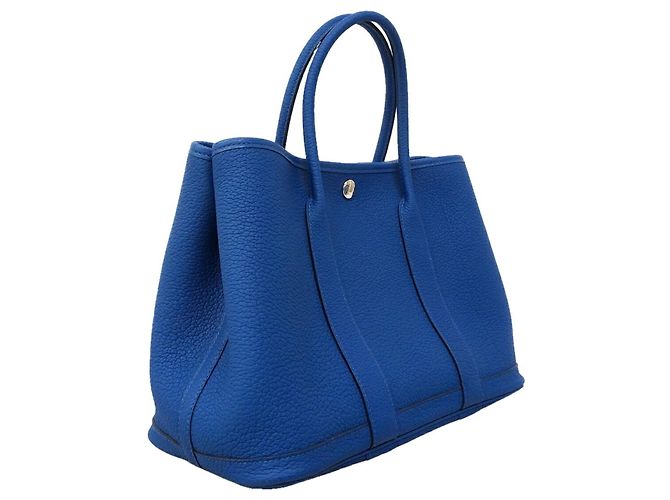 Hermès Borsa Tote Hermes Garden TPM Blu - vista 2