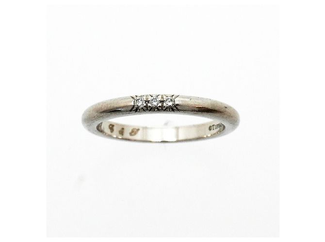 Anello Forever Tiffany & Co. in platino e diamante - vista 2