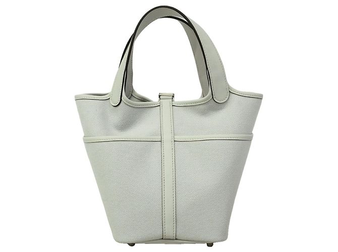 Hermès Borsa Hermes Picotin Lock PM Cargo in pelle Swift Marrone - vista 8
