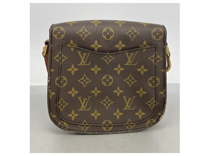 Borsa a tracolla Louis Vuitton Monogram Saint Cloud MM Marrone - vista 11