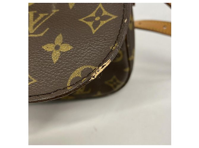 Borsa a tracolla Louis Vuitton Monogram Saint Cloud MM Marrone - vista 6