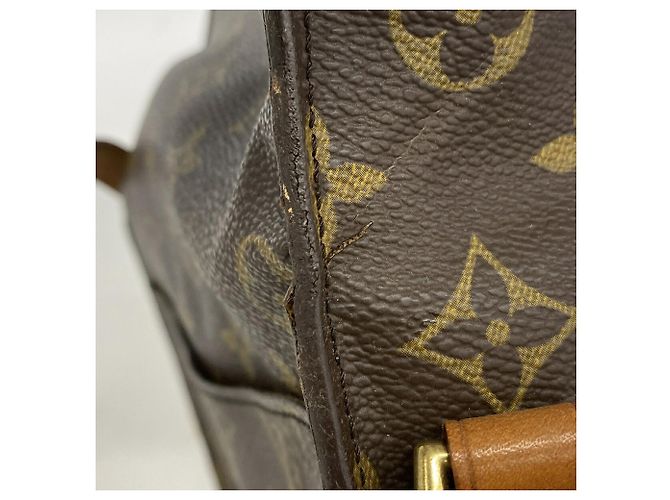 Borsa a tracolla Louis Vuitton Monogram Saint Cloud MM Marrone - vista 7