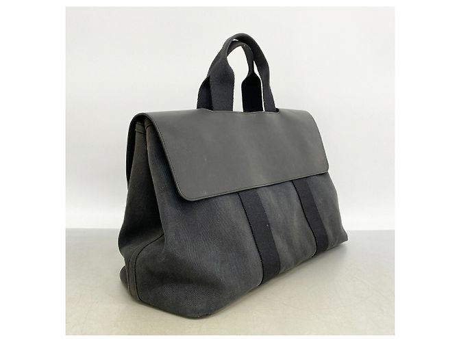 Hermès Borsa Tote Hermes Valparaiso MM Nero - vista 2