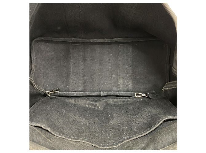 Hermès Borsa Tote Hermes Valparaiso MM Nero - vista 4