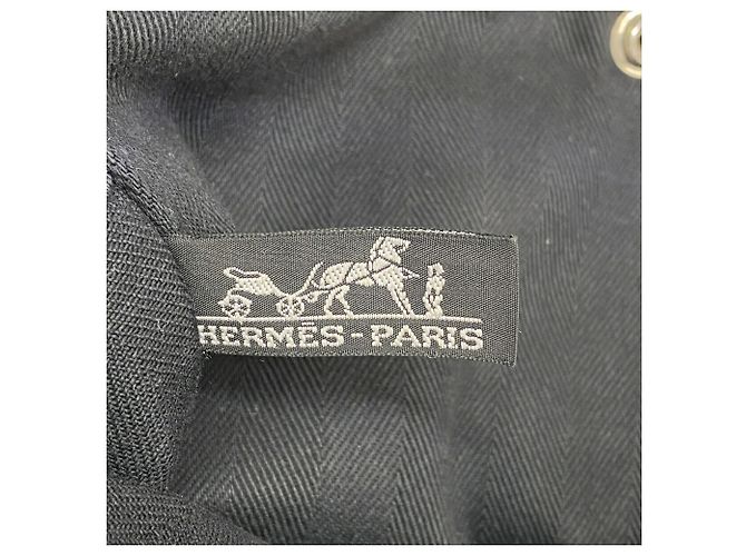 Hermès Borsa Tote Hermes Valparaiso MM Nero - vista 5