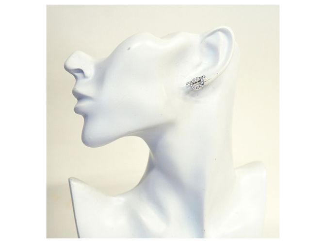 Hermès Boucles d'oreilles puces Hermes Finesse - vue 7