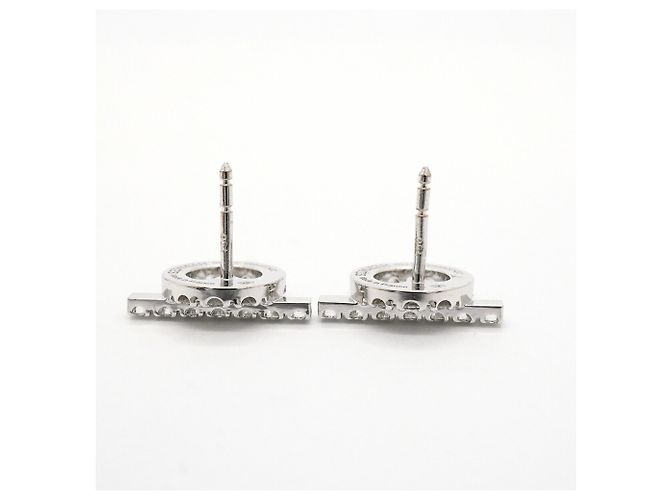 Hermès Boucles d'oreilles puces Hermes Finesse - vue 8