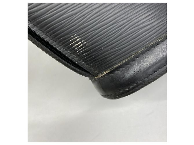 Borsa a tracolla Louis Vuitton Epi Saint Jacques Nero - vista 6