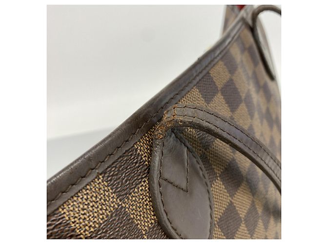 Borsa Tote Louis Vuitton Damier Neverfull MM Damier ebene - vista 9