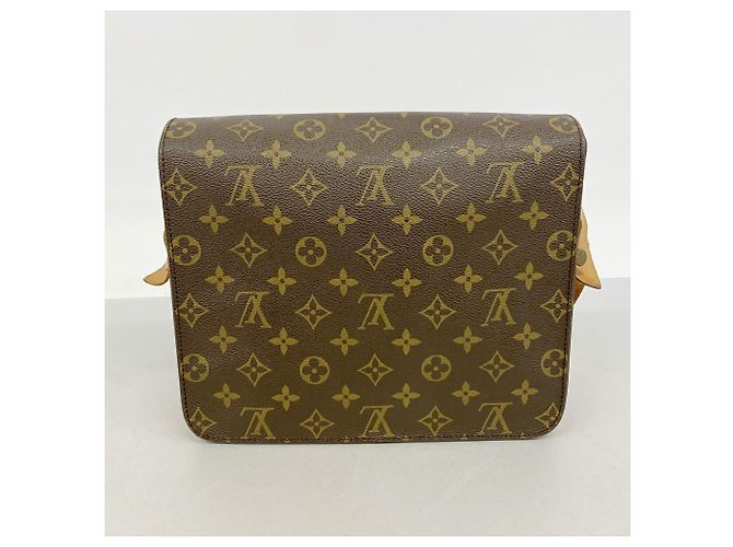 Borsa a tracolla Louis Vuitton Monogram Cartouchiere GM Marrone - vista 11