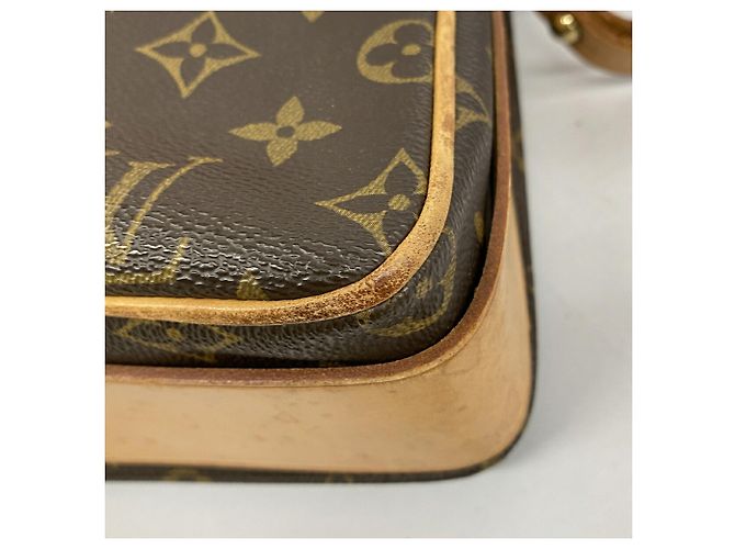 Borsa a tracolla Louis Vuitton Monogram Cartouchiere GM Marrone - vista 6