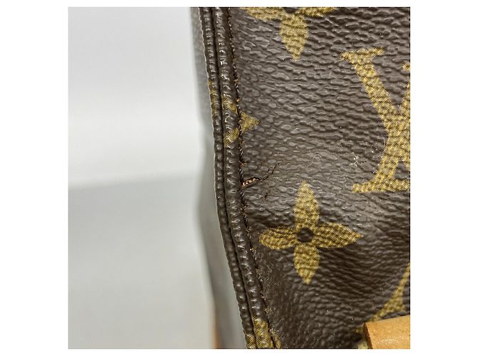 Borsa a tracolla Louis Vuitton Monogram Cartouchiere GM Marrone - vista 7