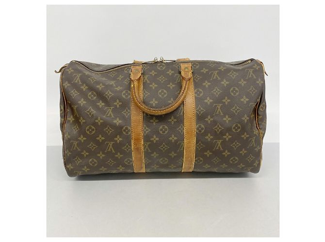 Keepall Borsa Boston Louis Vuitton Marrone - vista 11