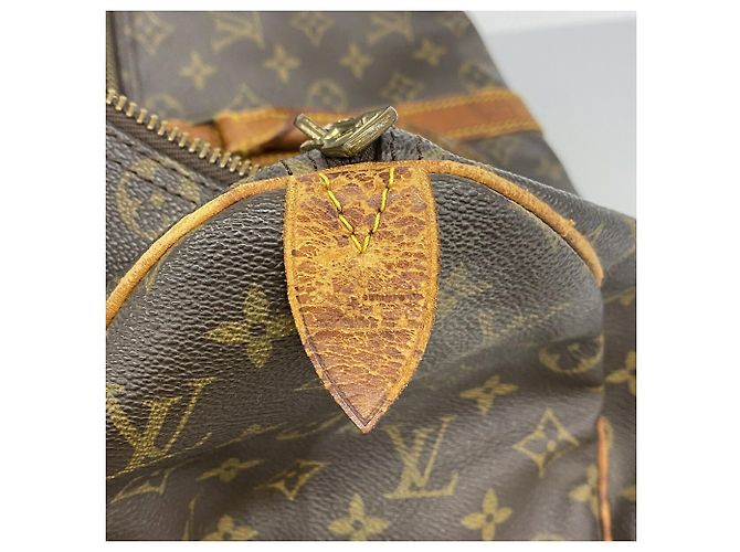 Keepall Borsa Boston Louis Vuitton Marrone - vista 5