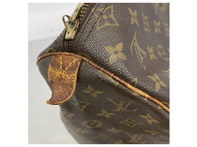 Keepall Borsa Boston Louis Vuitton Marrone - vista 7
