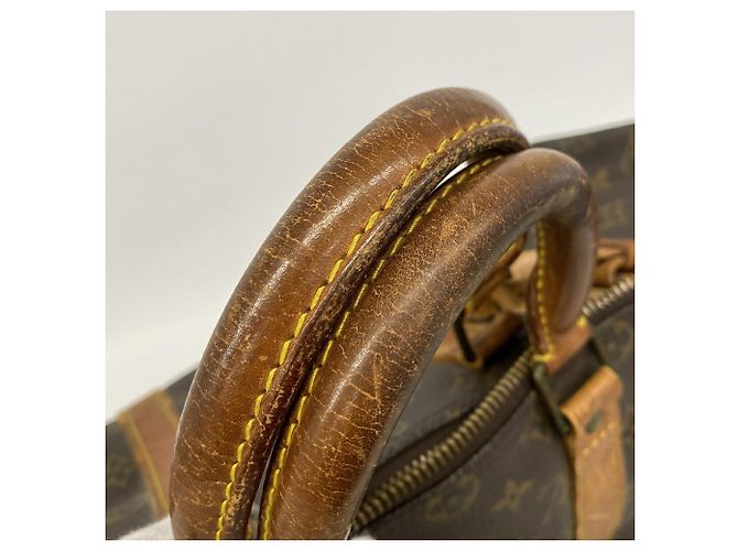 Keepall Borsa Boston Louis Vuitton Marrone - vista 8