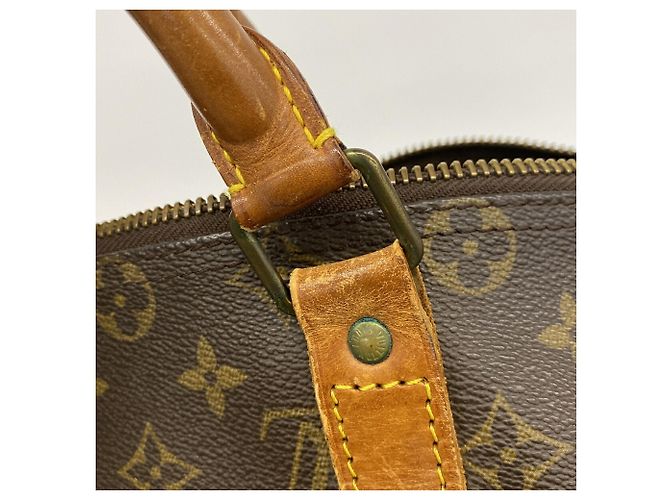 Keepall Borsa Boston Louis Vuitton Marrone - vista 9