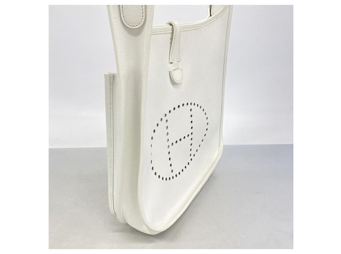 Hermès Borsa a tracolla Hermes Evelyne 2 PM Bianco - vista 2