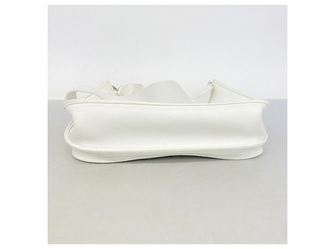 Hermès Borsa a tracolla Hermes Evelyne 2 PM Bianco - vista 3