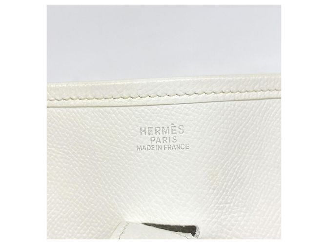 Hermès Borsa a tracolla Hermes Evelyne 2 PM Bianco - vista 5