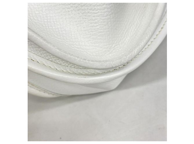 Hermès Borsa a tracolla Hermes Evelyne 2 PM Bianco - vista 6