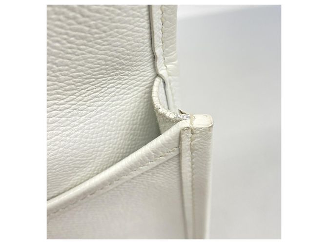 Hermès Borsa a tracolla Hermes Evelyne 2 PM Bianco - vista 7