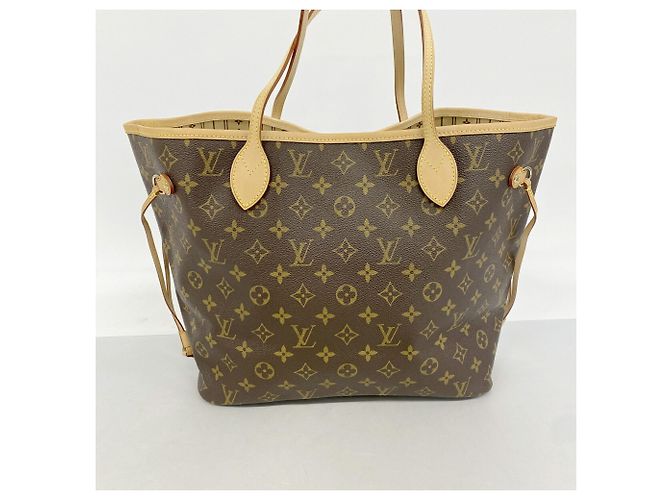 Borsa Tote Louis Vuitton Monogram Neverfull MM Marrone - vista 9