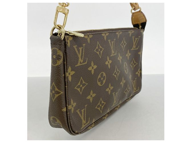 Louis Vuitton Monogram Pochette Accessoires Pouch Marrone - vista 2